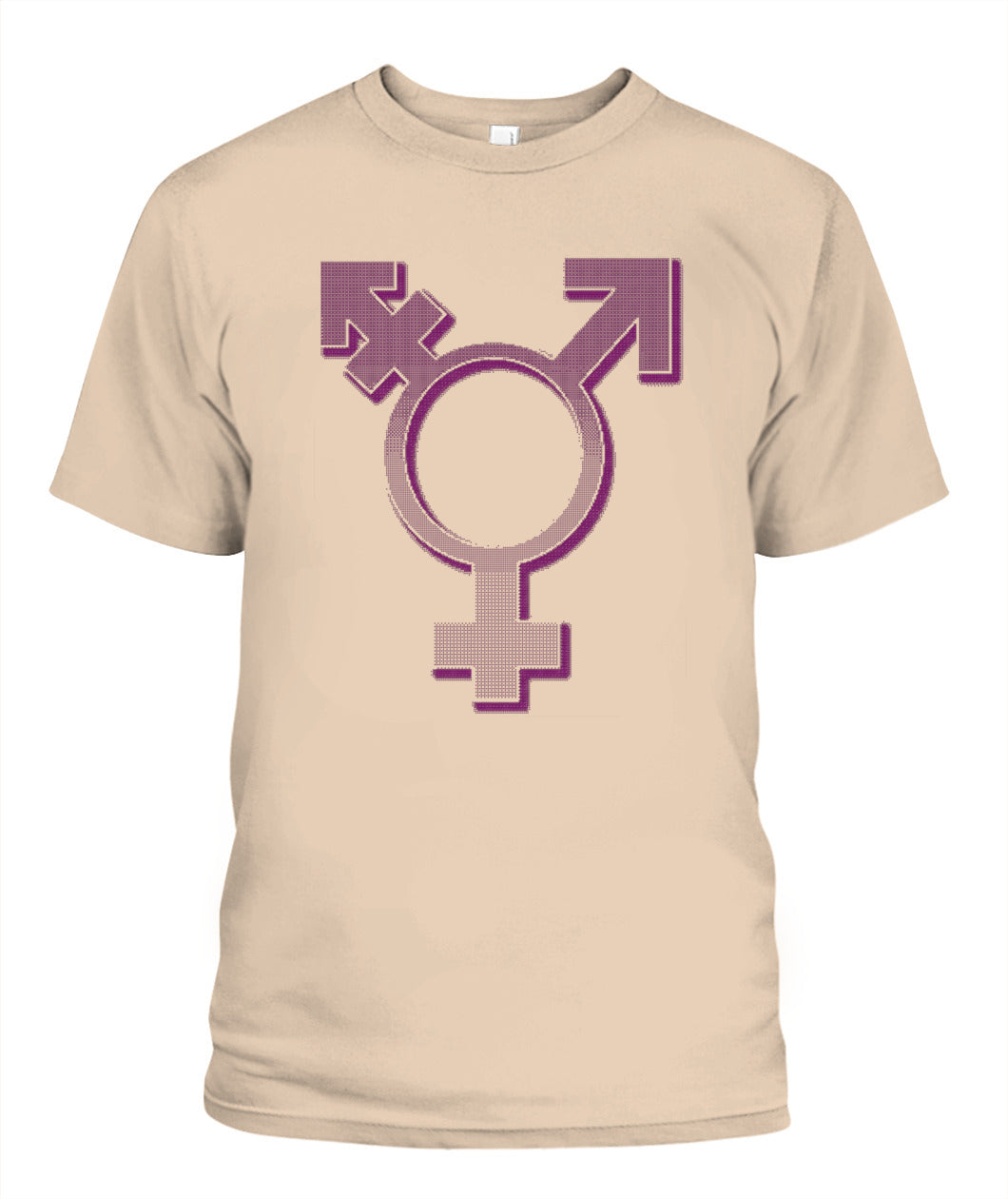 Intersex Dithered Pixel Art Graphic T-shirt