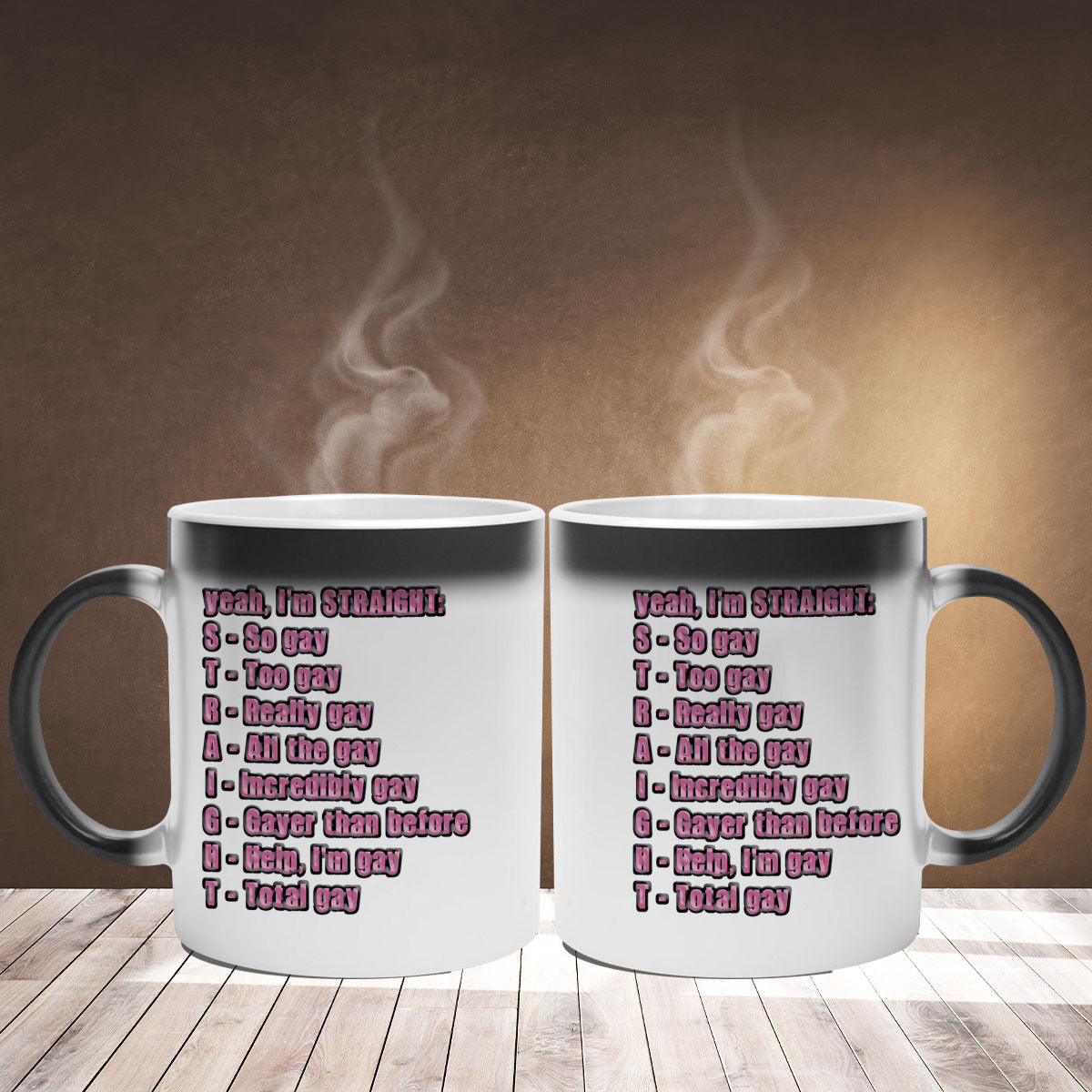 S.T.R.A.I.G.H.T. Acronym Ceramic Mug