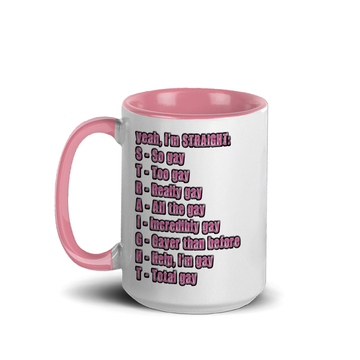S.T.R.A.I.G.H.T. Acronym Ceramic Mug
