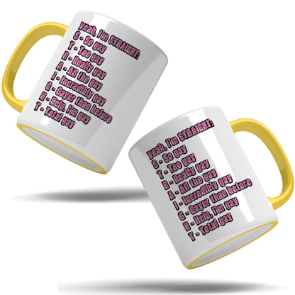S.T.R.A.I.G.H.T. Acronym Ceramic Mug