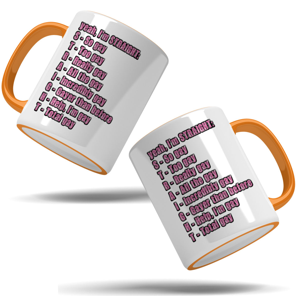 S.T.R.A.I.G.H.T. Acronym Ceramic Mug