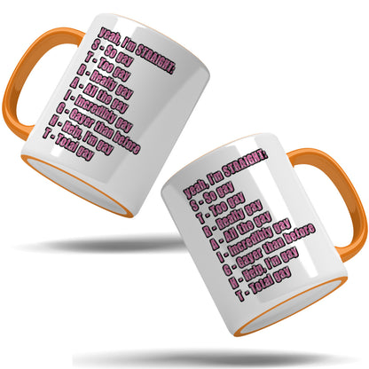 S.T.R.A.I.G.H.T. Acronym Ceramic Mug