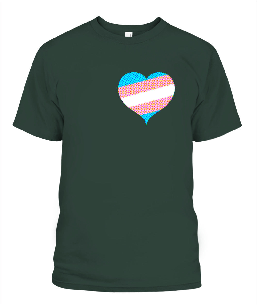 Halftone trans Heart T-Shirt