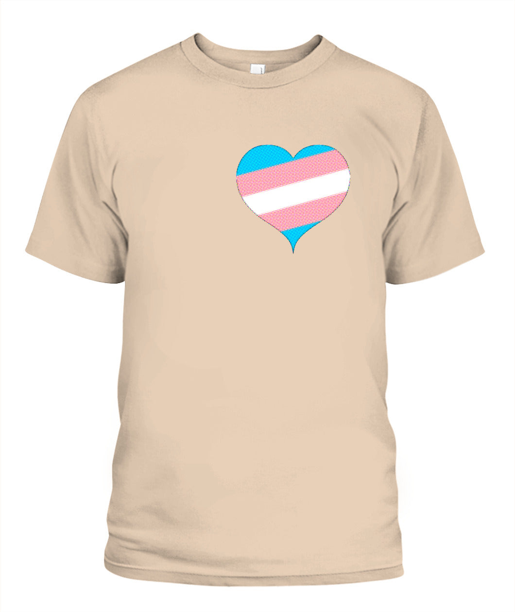 Halftone trans Heart T-Shirt