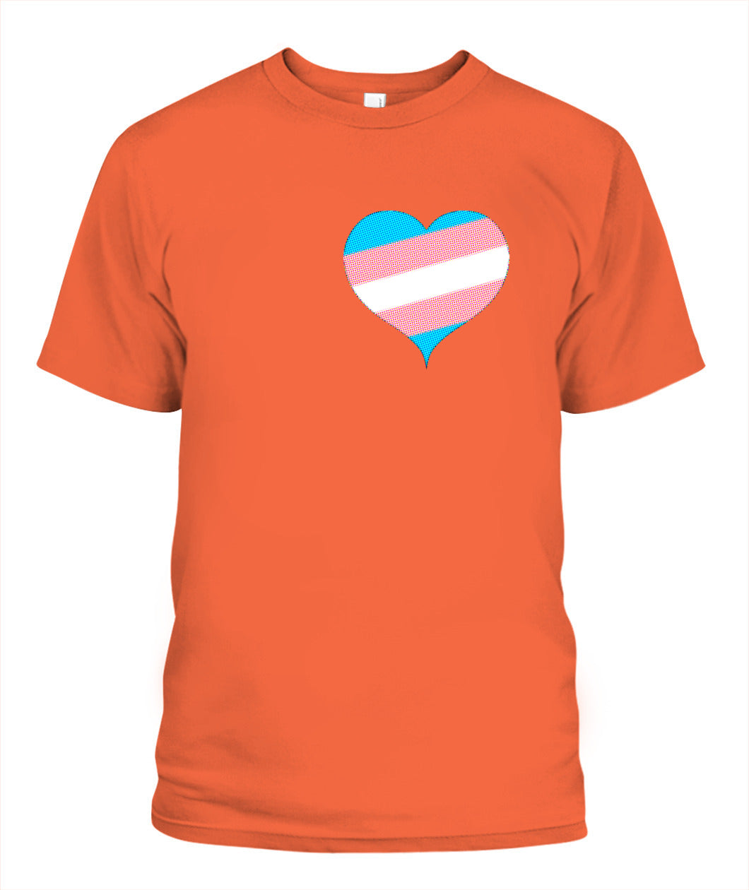 Halftone trans Heart T-Shirt