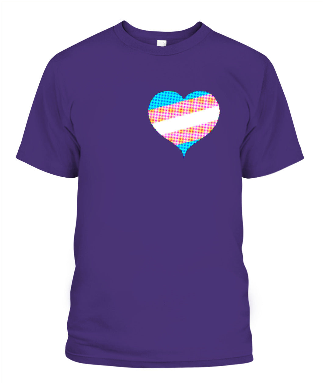 Halftone trans Heart T-Shirt