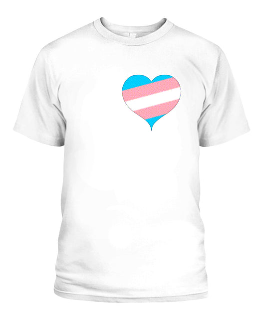 Halftone trans Heart T-Shirt