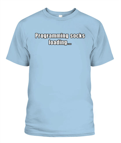 Programming socks loading T-shirt
