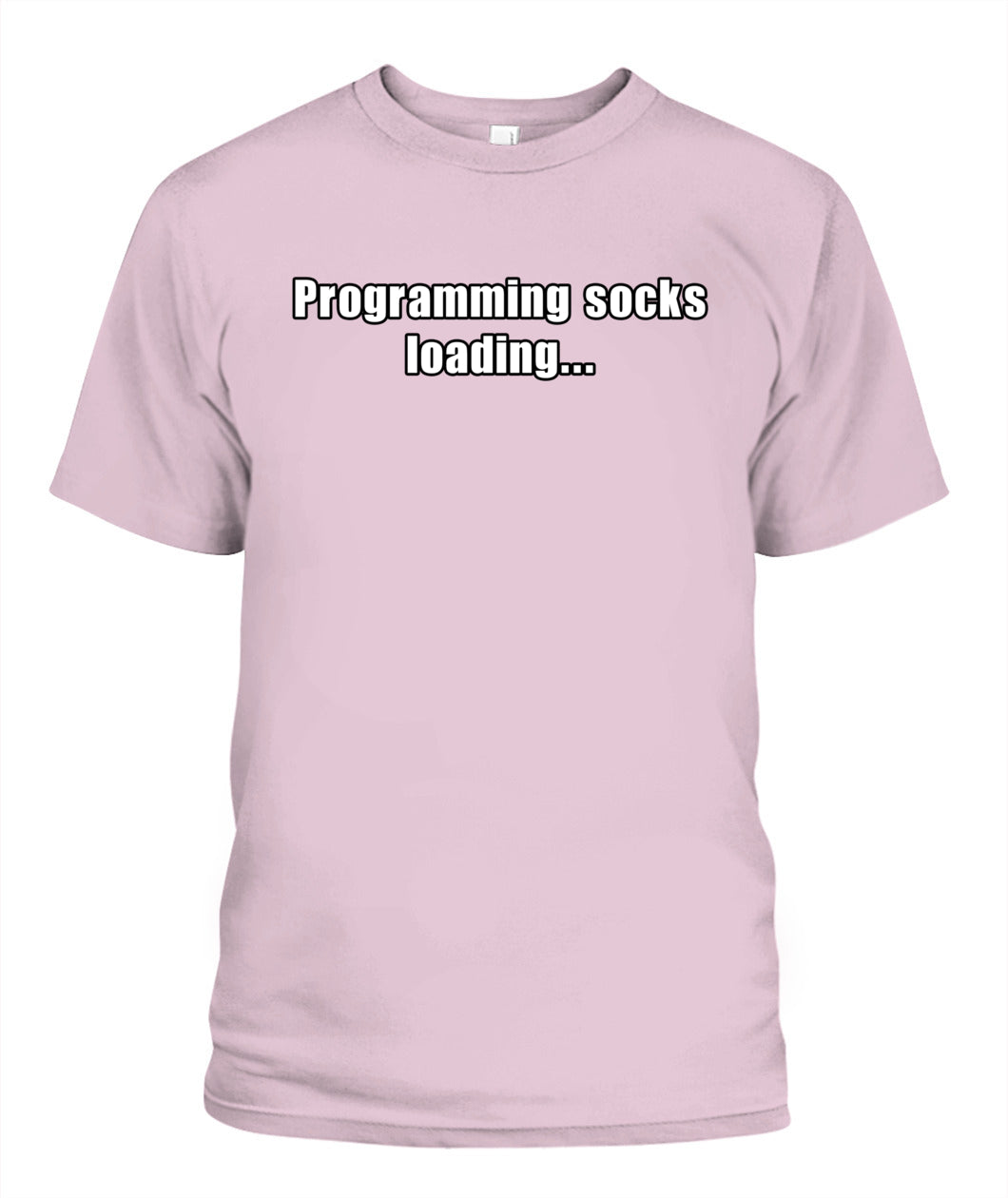 Programming socks loading T-shirt
